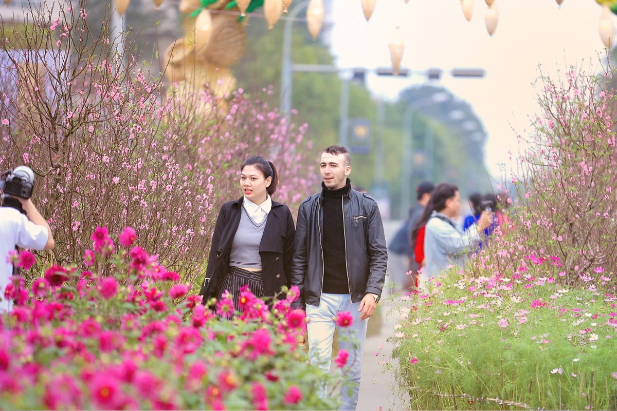 Đường hoa Home Hanoi Xuan 2024 là điểm du xuân lý tưởng tại Thủ đô Hà Nội - Ảnh: CHÍ LINH Đường hoa Home Hanoi Xuan 2024 là điểm du xuân lý tưởng tại Thủ đô Hà Nội - Ảnh: CHÍ LINH