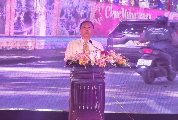 Ông Dương Anh Đức, Phó chủ tịch UBND TP.HCM phát biểu tại lễ khai mạc.