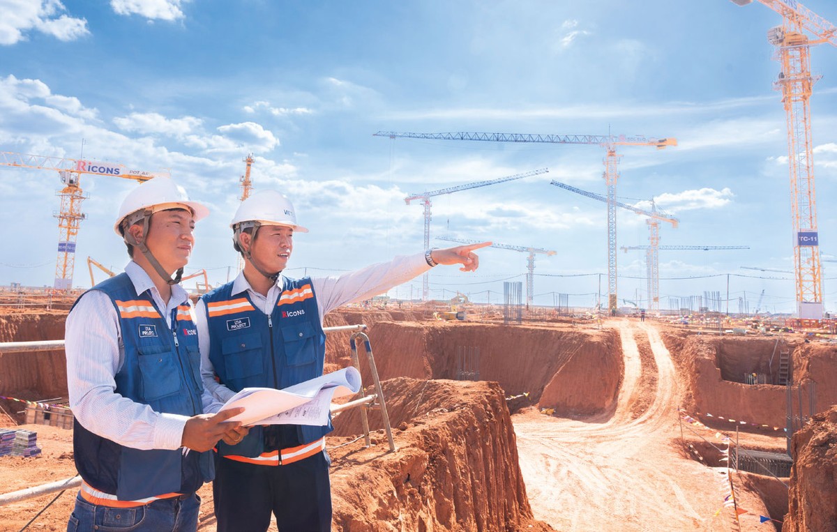 Ricons cùng liên danh Vietur thi công tại dự án Cảng hàng không quốc tế Long Thành