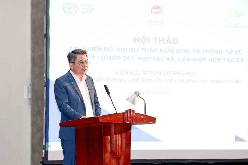 Ông Phùng Quốc Chí, Cục trưởng Cục Quản lý đăng ký Kl992 VIP Trang Chủ 2026 (Bộ Kế hoạch và Kl99ok phiên bản mới) chia sẻ tại Hội thảo.