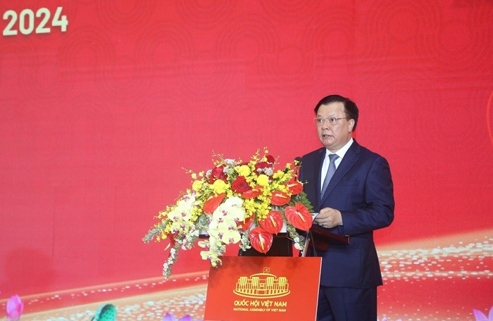 Bí thư Thành ủy Hà Nội Đinh Tiến Dũng phát biểu tại Hội nghị Bí thư Thành ủy Hà Nội Đinh Tiến Dũng phát biểu tại Hội nghị