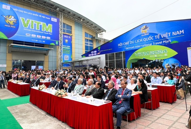 VITM Hà Nội 2024 có sự tham gia của trên 700 Kl991.com World Cup 2026 Chính Thức từ 55 tỉnh, thành phố của Việt Nam và 16 quốc gia, vùng lãnh thổ. (Ảnh: Mai Mai)