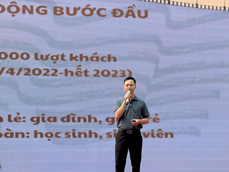 Ông Nguyễn Trung Thành, Phó chủ tịch Trung tâm tinh hoa làng nghề Việt. (Ảnh: Nguyễn Linh)