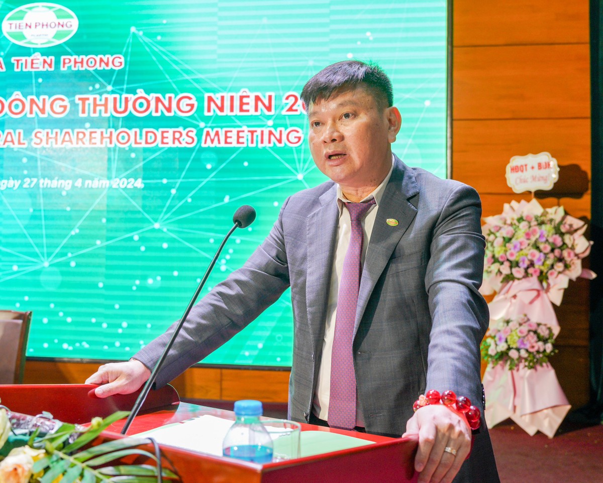 Ông Đặng Quốc Dũng, Chủ tịch HĐQT Nhựa Tiền Phong nhấn mạnh sẽ tiếp tục kiên định với chiến lược Kl992 VIP Trang Chủ 2026, phát huy tối đa lợi thế cạnh tranh, mở rộng thị phần, giữ vững thương hiệu Nhựa Tiền Phong. Ông Đặng Quốc Dũng, Chủ tịch HĐQT Nhựa Tiền Phong nhấn mạnh sẽ tiếp tục kiên định với chiến lược Kl992 VIP Trang Chủ 2026, phát huy tối đa lợi thế cạnh tranh, mở rộng thị phần, giữ vững thương hiệu Nhựa Tiền Phong.