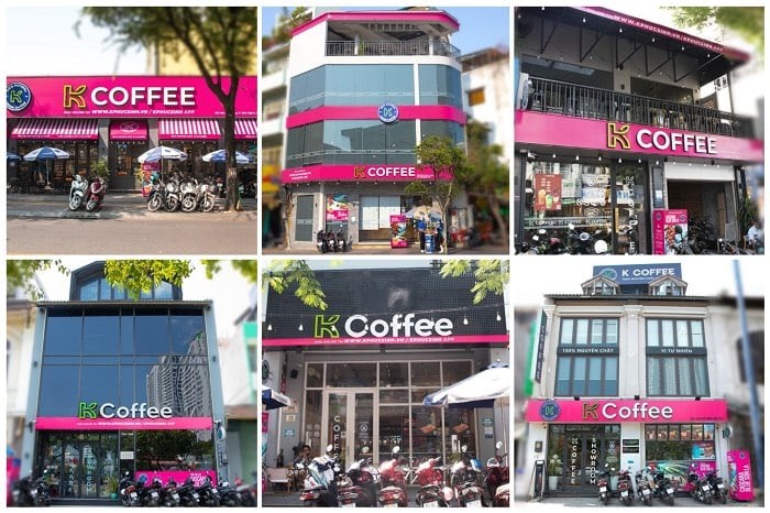 Chuỗi cửa hàng K Coffee liên tục có mặt tại nhiều vị trí đắc địa trung tâm TP.HCM đánh dấu quyết tâm chinh phục thị trường nội địa của Phúc Sinh Group.