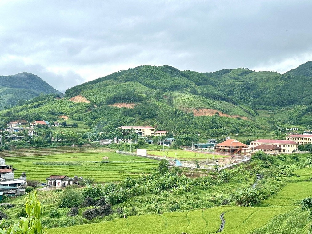 Trung tâm văn hóa xã Đại Dực. Ảnh: Quỳnh Nga