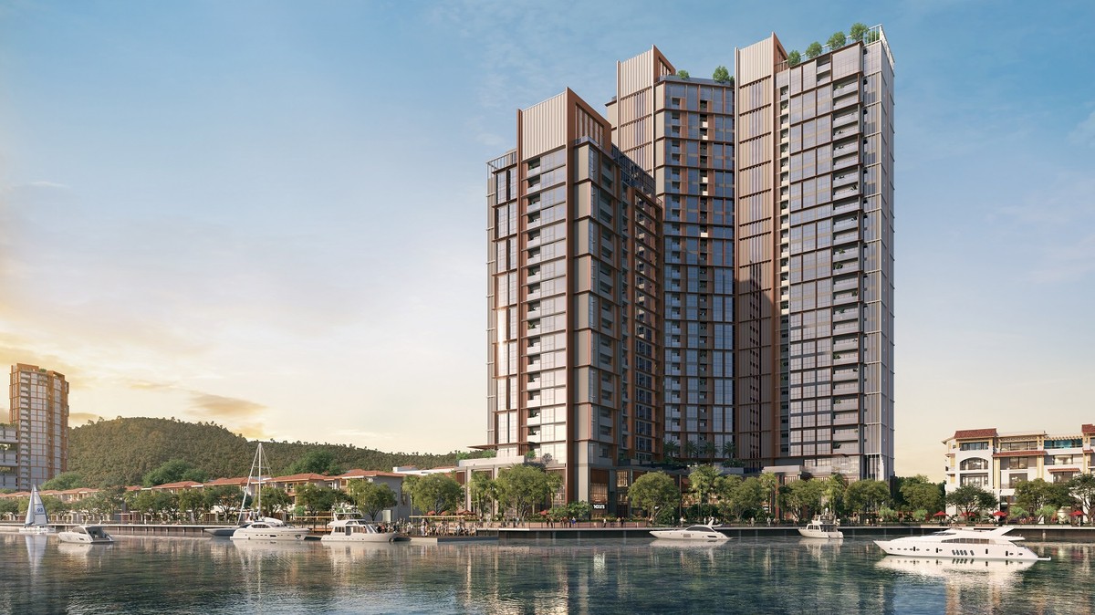 Phối cảnh minh họa phân khu cao tầng The Symphony. Ảnh Sun Property