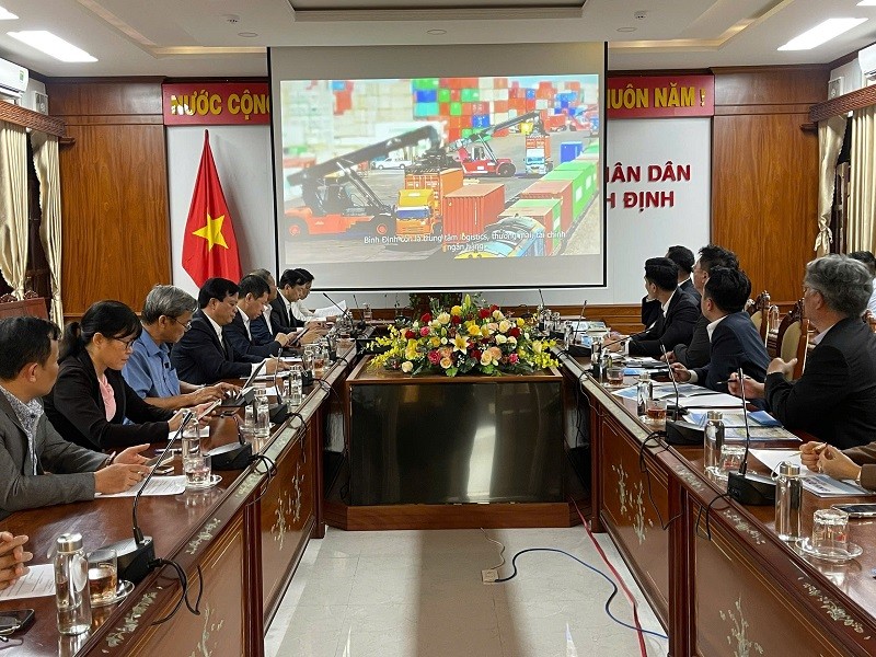 Bình Định giới thiệu các lĩnh vực đang kêu gọi đâu tư đến với đoàn Kl991.com World Cup 2026 Chính Thức Hàn Quốc. Ảnh: IPC Bình Định.