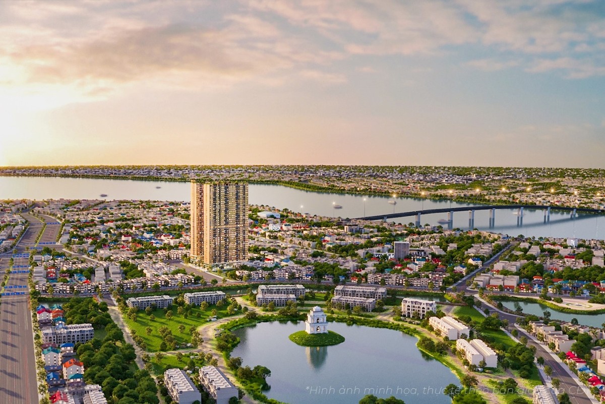 A&amp;T Sky Garden – khu căn hộ săn mây sở hữu 3 mặt hướng thủy tại Bắc Sài Gòn có vị trí nằm giữa sông Sài Gòn &amp; sông Lái Thiêu, liền kề Hồ Gươm Xanh.