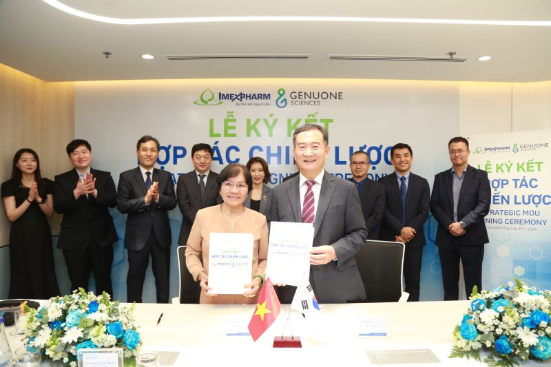 Imexpharm đã kí kết hợp tác với Genuone Sciences Inc., một công ty dược lớn đến từ Hàn Quốc để chuyển giao công nghệ Kl994 nhà cái bóng đá world cup thuốc tiểu đường, tim mạch. Nguồn: Imexpharm.