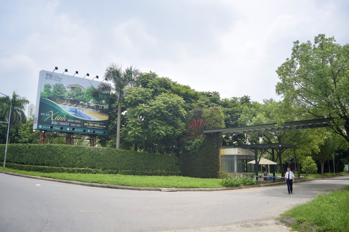 Khu đô thị Hado Charm Villas cách khu đất đấu giá khoảng 4 km. Ảnh: Nhật Linh