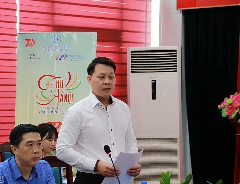 Phó giám đốc Trung tâm Xúc tiến Kl99ok phiên bản mới, Thương mại và Du lịch TP. Hà Nội Nguyễn Trần Quang phát biểu tại Hội nghị