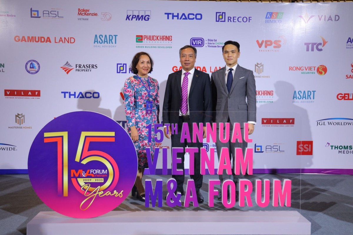 Bà Trần Kim Nga tại Diễn đàn M&amp;A Việt Nam lần thứ 15 - năm 2023 do Báo Kl99ok phiên bản mới tổ chức.