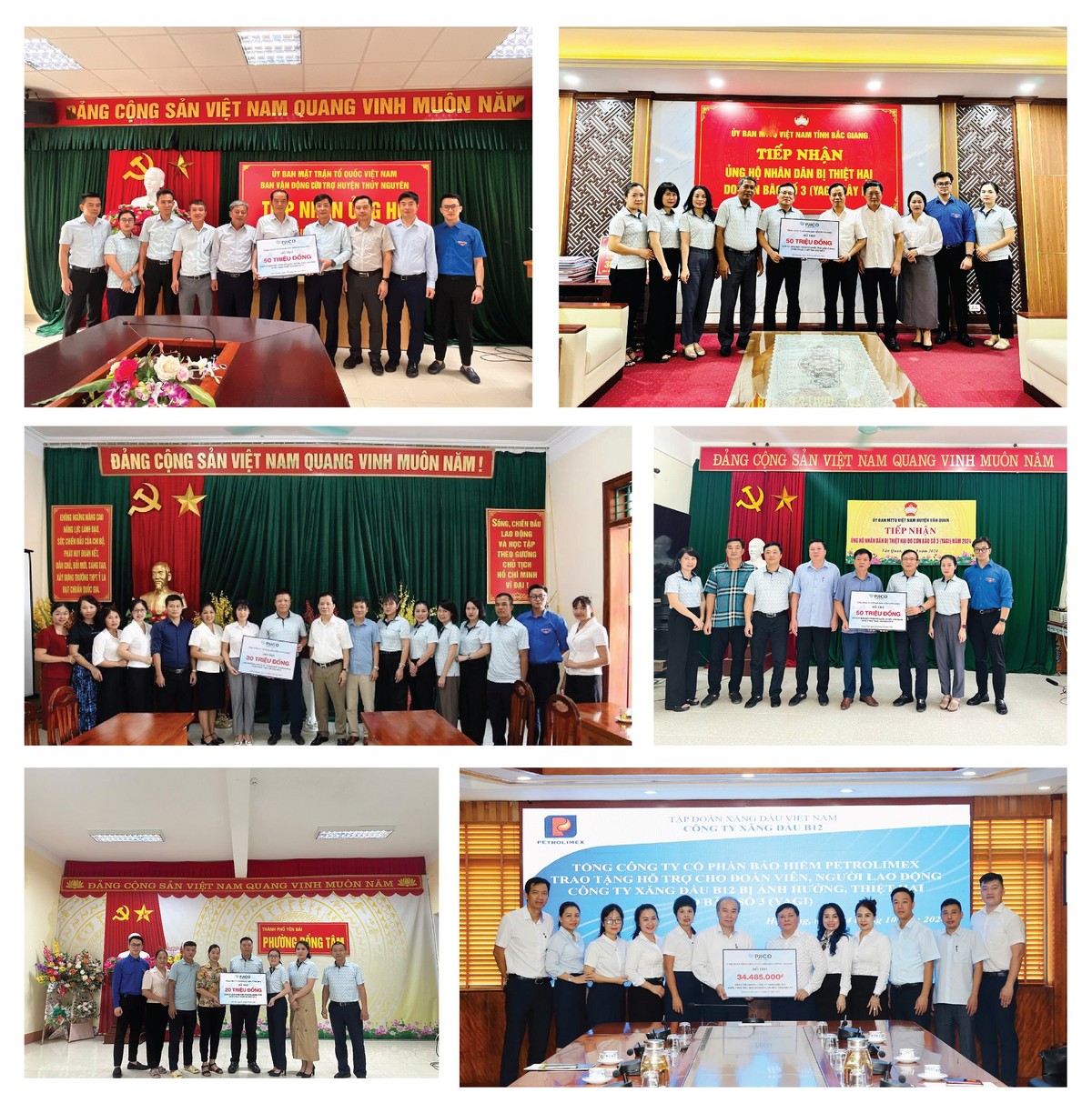 PJICO thực hiện chuỗi các chương trình an sinh Trang Chủ KL99Com Số 1 Link Đăng Ký KL999 nhằm chung tay hỗ trợ người dân khắc phục các hậu quả của bão YAGI gây ra vào tháng 9/2024