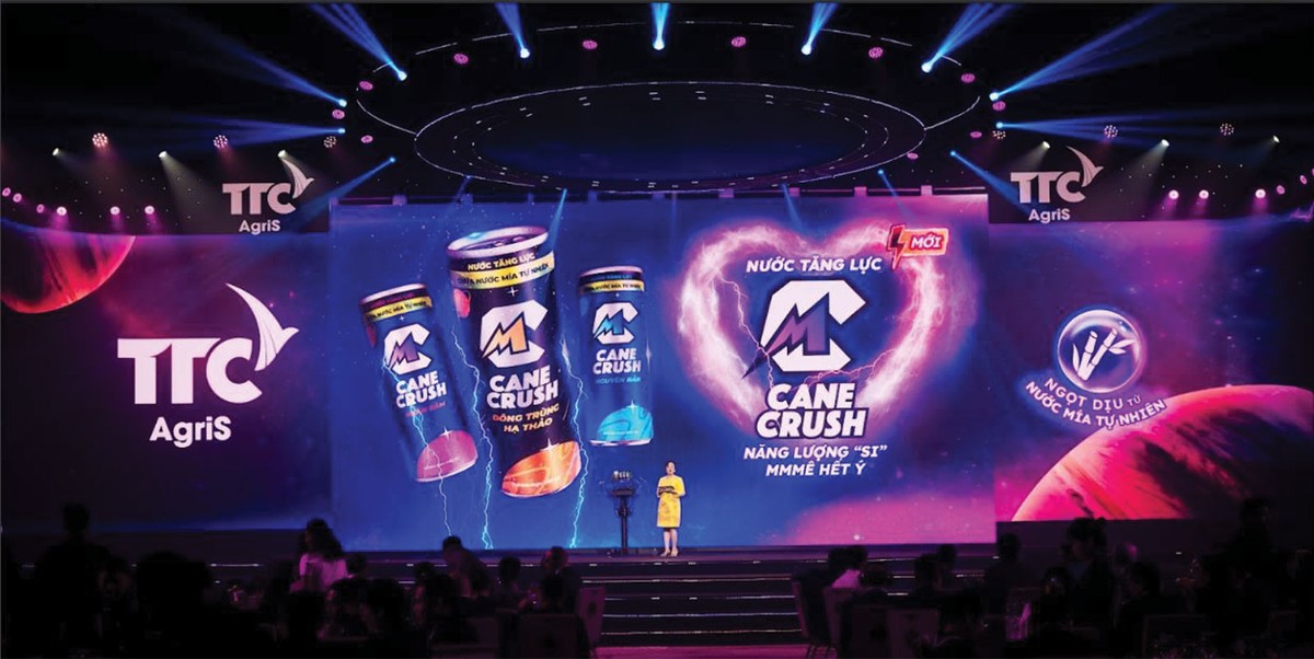 Ngày 8/8/2024, TTC AgriS ra mắt sản phẩm nước tăng lực C-CANE CRUSH với thành phần nước mía tự nhiên - sự kiện đánh dấu bước tăng tốc của Công ty trên đường đua Kl994 nhà cái bóng đá world cup và cung ứng các sản phẩm F&amp;B có nguồn gốc tự nhiên