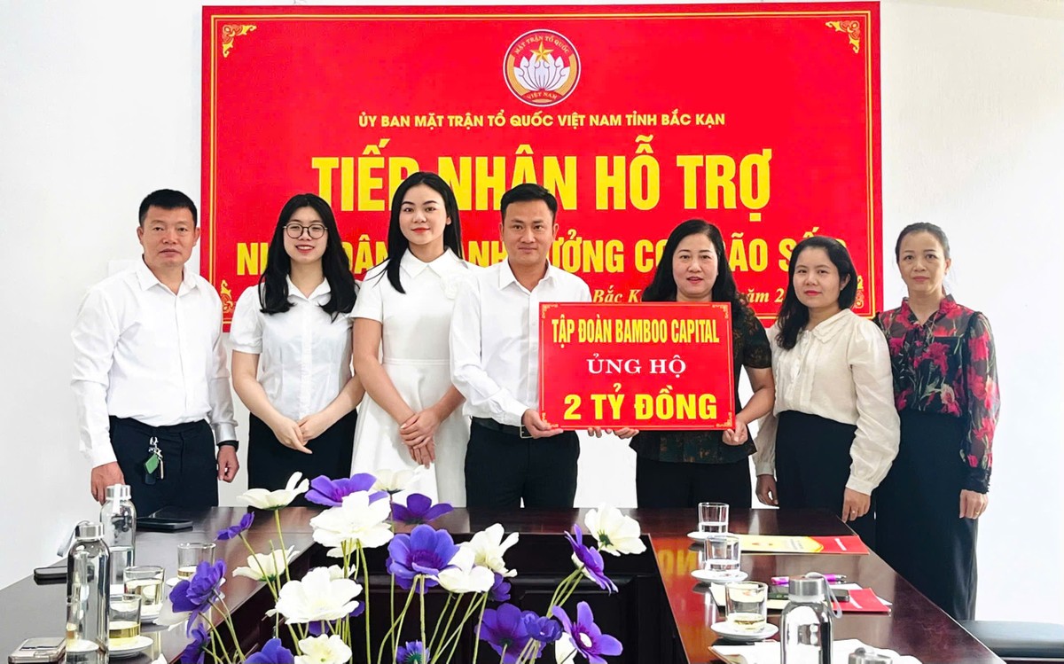 Kl994 game bài casino hấp dẫn Bamboo Capital trao 2 tỷ đồng để hỗ trợ 33 hộ dân tại tỉnh Bắc Kạn xây dựng lại nhà cửa hư hại sau bão Yagi
