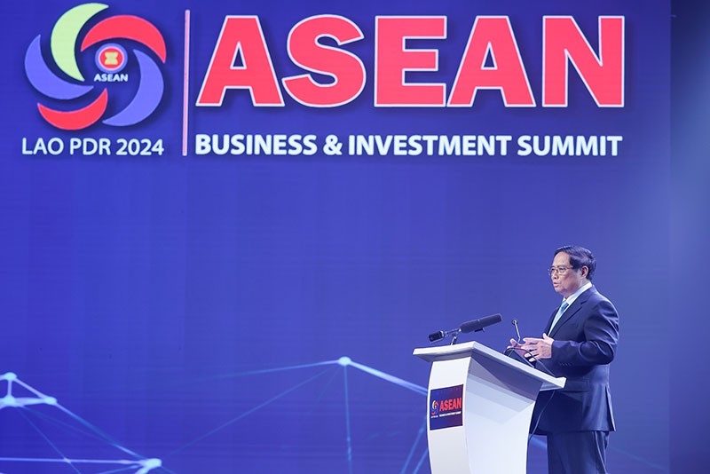 Phát biểu tại Hội nghị Thượng đỉnh về Kl992 VIP Trang Chủ 2026 và Kl99ok phiên bản mới ASEAN 2024, Thủ tướng nhấn mạnh, một ASEAN tự cường không thể thiếu đội ngũ doanh nhân, Kl991.com World Cup 2026 Chính Thức tự cường. Ảnh: Nhật Bắc