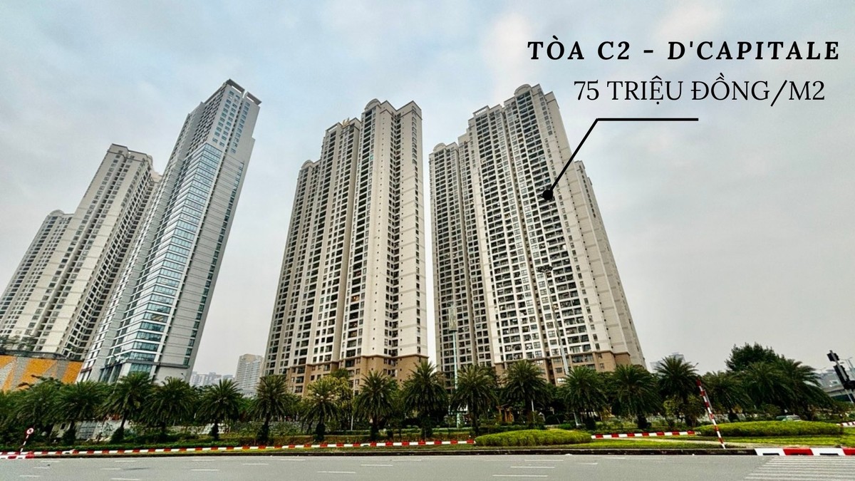 Vị trí toà C2 của dự án D'Capitale, hay còn được biết với tên gọi khác là Starcity Center. Ảnh Thanh Vũ