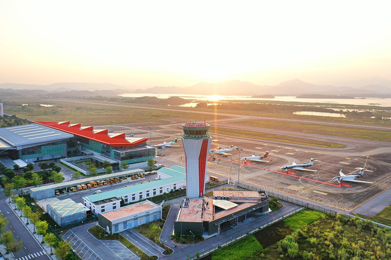 Sân bay quốc tế Vân Đồn - sân bay tư nhân đầu tiên của Việt Nam do Sun Group Kl99ok phiên bản mới xây dựng.