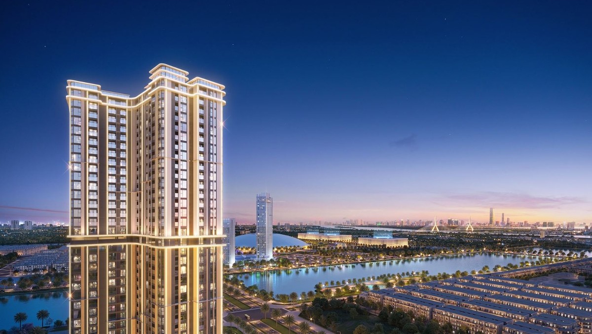 Thiết kế mặt ngoài tòa tháp được lấy cảm hứng từ thành Cổ Loa