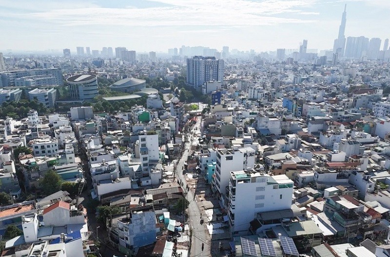 Đường Chu Văn An, quận Bình Thạnh có 600 m bị thắt lại tạo thành nút thắt cổ chai.