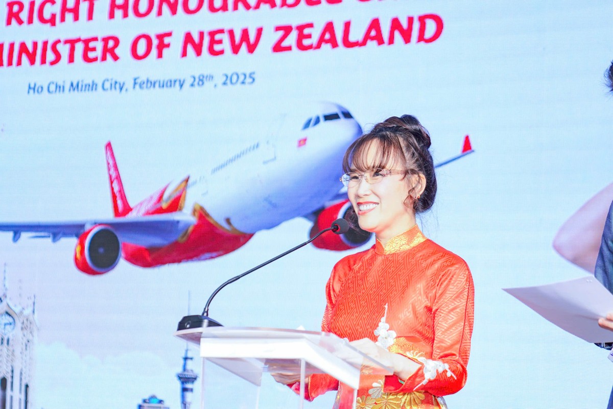 Tiến sĩ Nguyễn Thị Phương Thảo, Chủ tịch Vietjet phát biểu