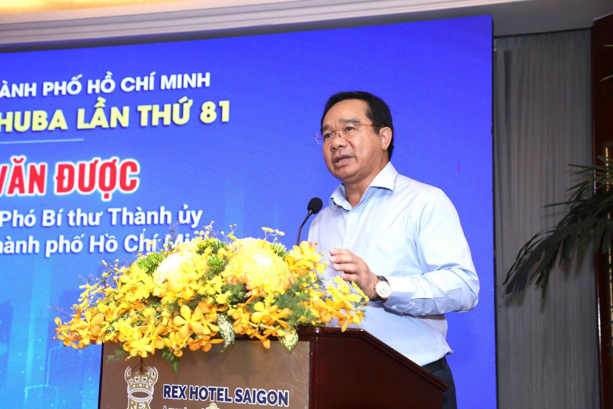 Ông Nguyễn Văn Được, Chủ tịch UBND TP.HCM chia sẻ tại chương trình. Ông Nguyễn Văn Được, Chủ tịch UBND TP.HCM chia sẻ tại chương trình.