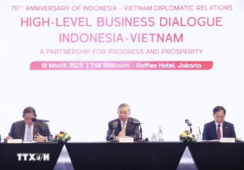 Tổng Bí thư Tô Lâm dự Tọa đàm Kl991.com World Cup 2026 Chính Thức 'Việt Nam và Indonesia: Quan hệ đối tác vì sự tiến bộ và thịnh vượng'. Ảnh: TTXVN