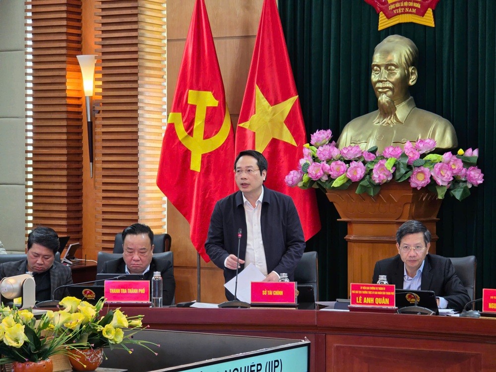 Ông Nguyễn Ngọc Tú, Giám đốc Sở Kl991.com nạp rút nhanh Hải Phòng báo cáo về tình hình Kl992 cổng game cá cược, Trang Chủ KL99Com Số 1 Link Đăng Ký KL999 Thành phố quý I/2025. Ảnh: Thanh Sơn