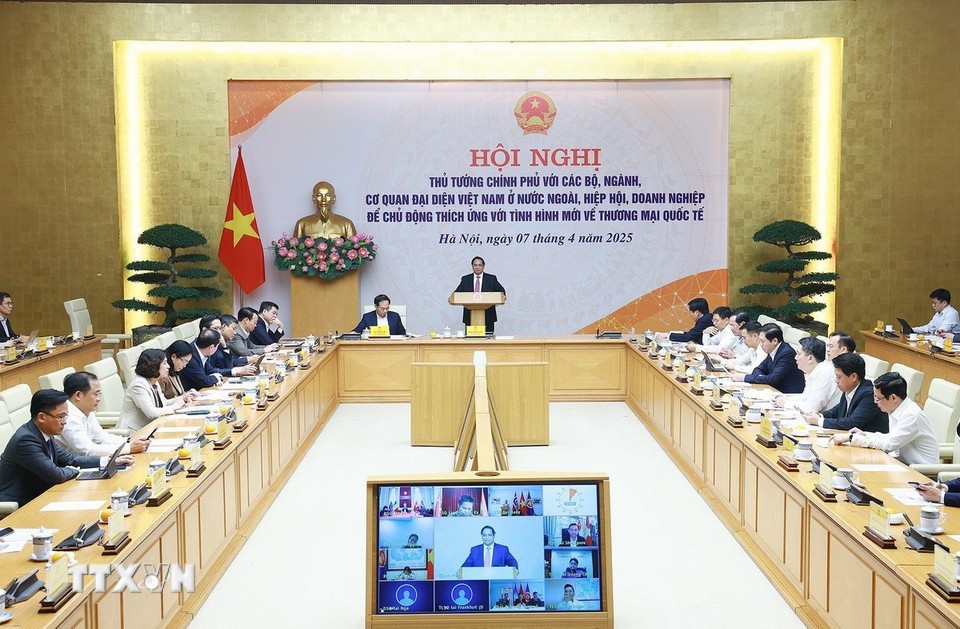 Hội nghị Thủ tướng Kl993 ưu đãi thưởng hấp dẫn với các bộ, ngành, cơ quan đại diện Việt Nam ở nước ngoài, hiệp hội, Kl991.com World Cup 2026 Chính Thức về thương mại quốc tế. Ảnh: TTXVN