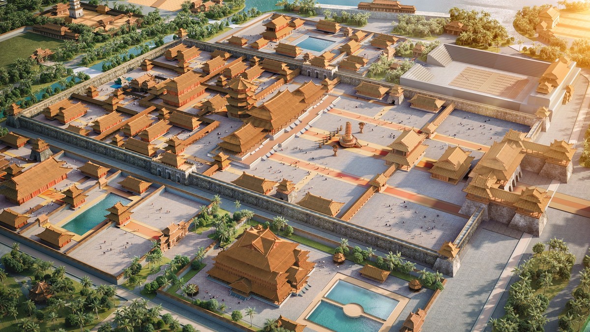 Quần thể du lịch tái hiện Hoàng thành Thăng Long là điểm nhấn của Siêu đô thị Sun Mega City