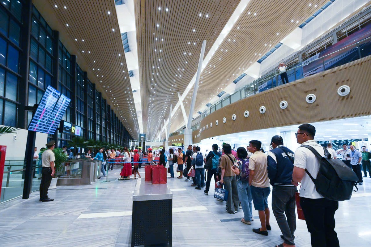 Không gian rộng và thoáng tại nhà ga T3.