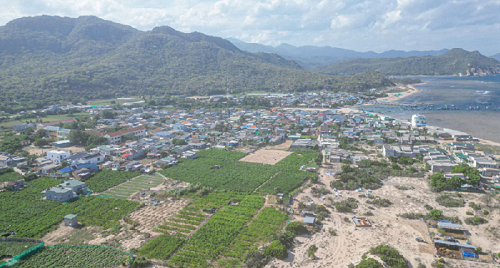 Khu vực thôn Thái An, xã Vĩnh Hải, huyện Ninh Hải, vị trí xây dựng Nhà máy Điện hạt nhân Ninh Thuận 2.