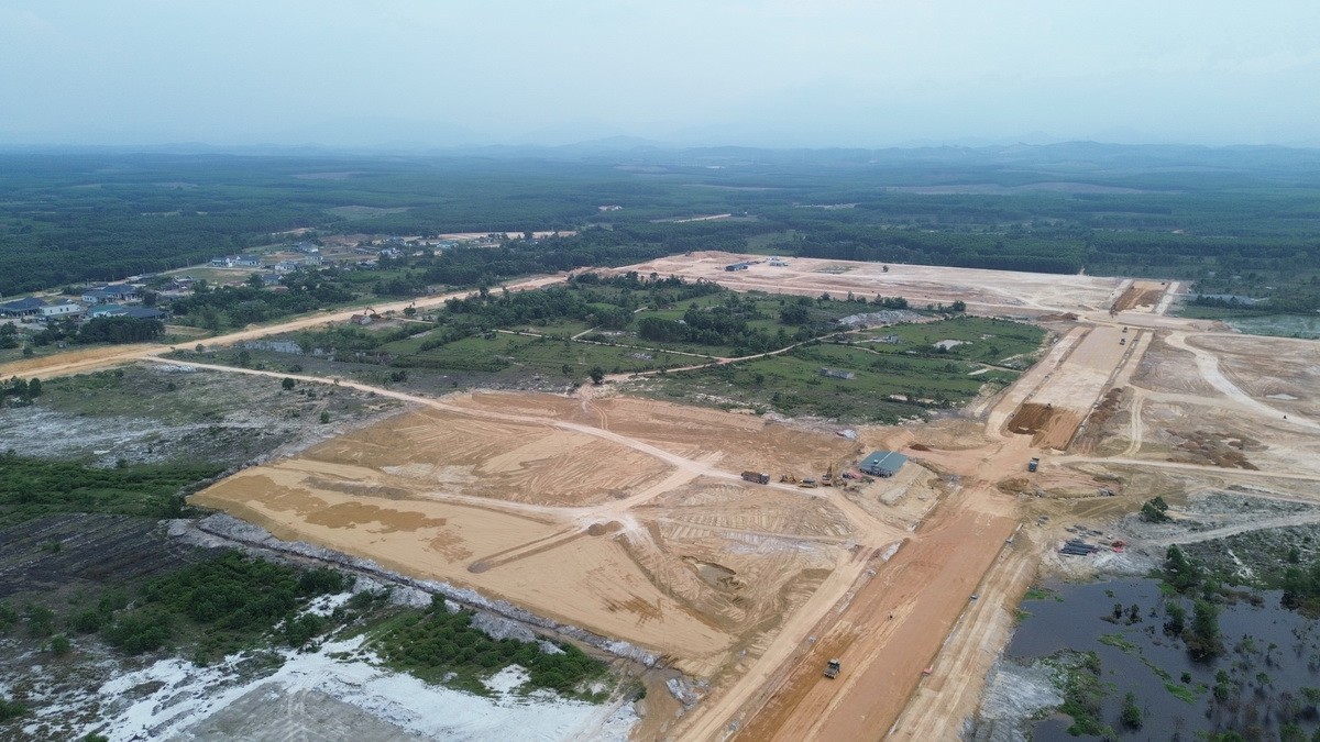 Dự án Khu công nghiệp Quảng Trị là một trong các dự án trọng điểm mang tính động lực của tỉnh Quảng Trị hiện nay. Ảnh: Ngọc Tân