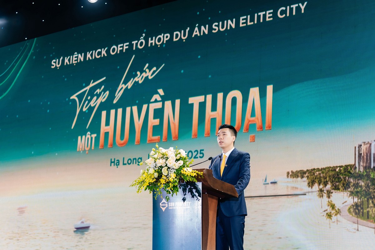 Đại diện Sun Property – thành viên Sun Group chia sẻ tại sự kiện