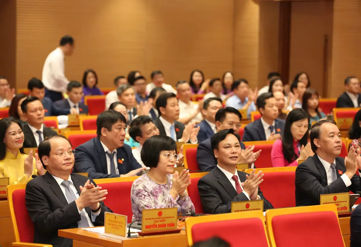 Các địa biểu tham dự kỳ họp. Ảnh: Thanh Hải.