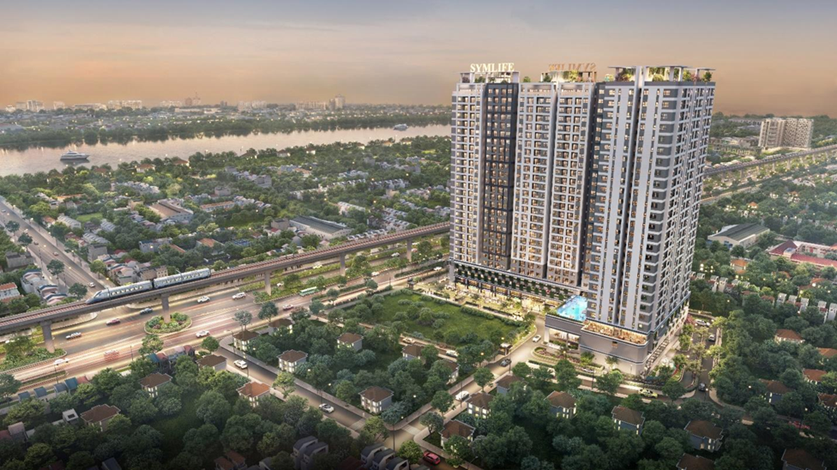Nằm ngay mặt tiền Quốc lộ 13, 4 mặt hướng thủy, Symlife đang là dự án tâm điểm thu hút Kl99ok phiên bản mới tại khu Đông Bắc TP.HCM
