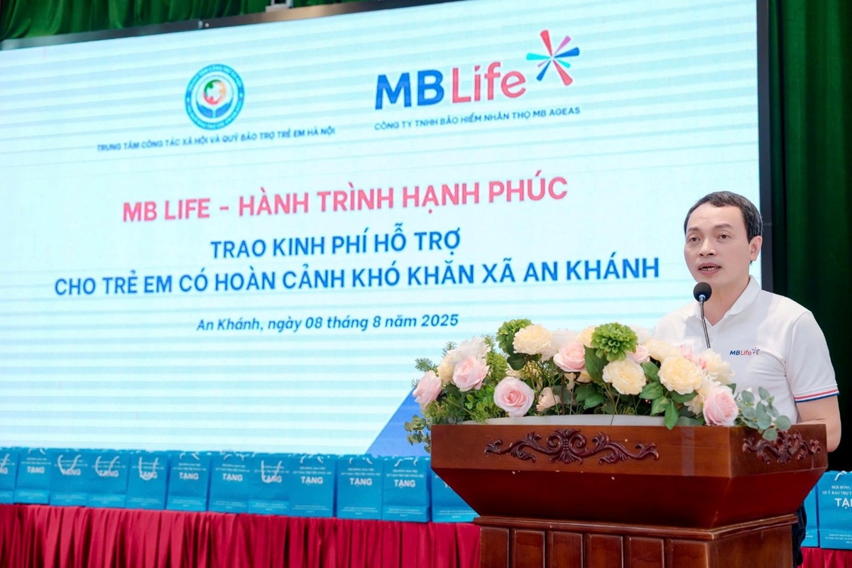 Ông Bùi Trung Kiên – Tổng Giám đốc Kl99kl phiên bản hoạt động nhân thọ MB Life chia sẻ tại sự kiện