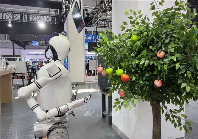 Robot giúp thu hoạch hoa quả.