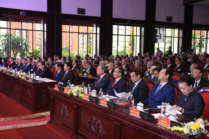 Các đại biểu dự chương trình. Ảnh: Đức Thanh.