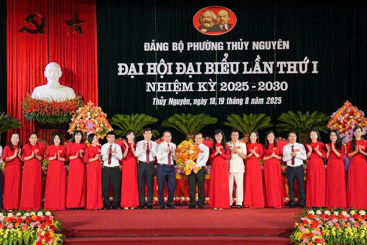 Đại hội Đảng bộ phường Thủy Nguyên lần thứ I, nhiệm kỳ 2025 - 2030.