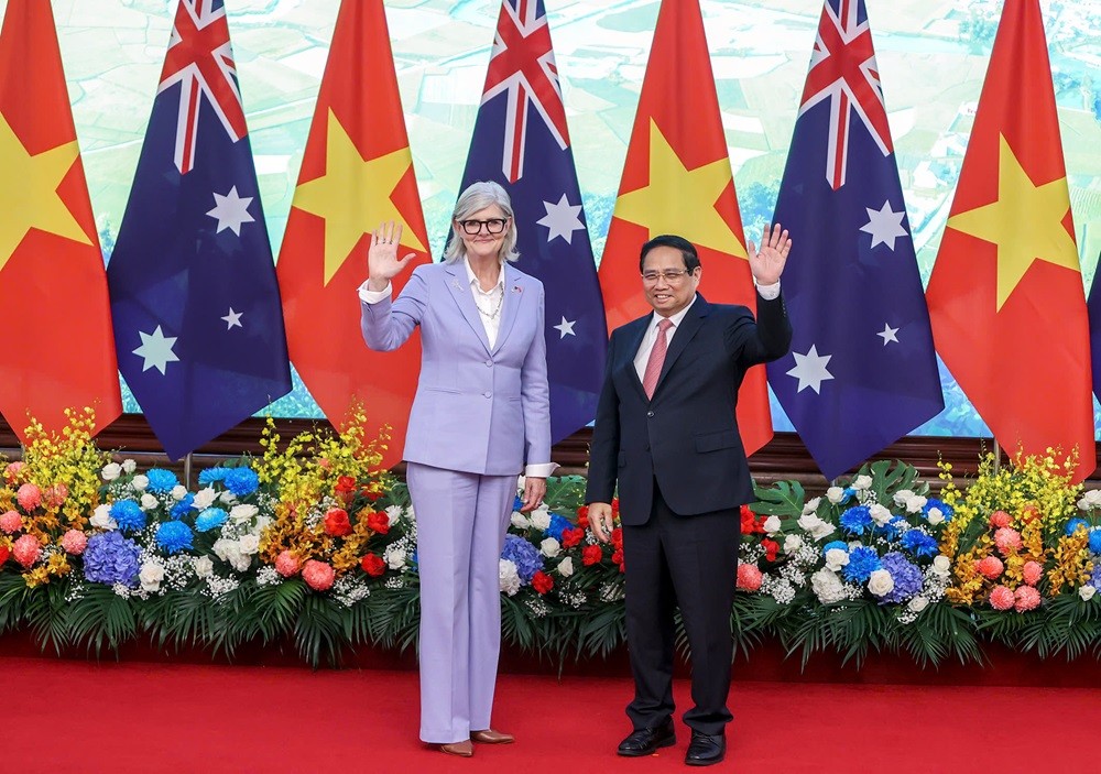 Tiếp đó, Toàn quyền Australia đã có mặt tại trụ sở Kl993 ưu đãi thưởng hấp dẫn và hội kiến với Thủ tướng Kl993 ưu đãi thưởng hấp dẫn Phạm Minh Chính.
