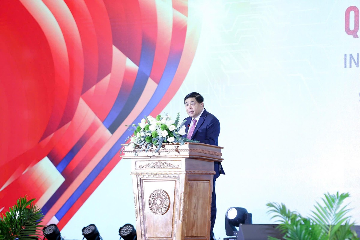 Phó thủ tướng Kl993 ưu đãi thưởng hấp dẫn Nguyễn Chí Dũng phát biểu khai mạc. Ảnh: Đức Thanh