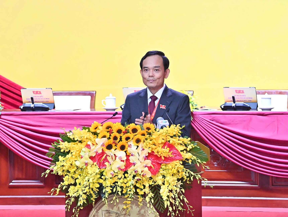 Bí thư Thành ủy TP.HCM Trần Lưu Quang phát biểu khai mạc phiên trù bị. Ảnh: BTC