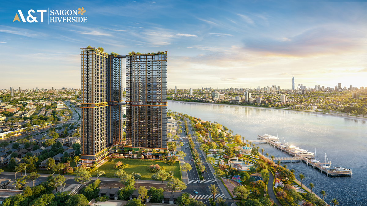 A&T Saigon Riverside - Khu căn hộ chuẩn resort tọa lạc ngay mặt tiền đường ven sông Sài Gòn A&T Saigon Riverside - Khu căn hộ chuẩn resort tọa lạc ngay mặt tiền đường ven sông Sài Gòn