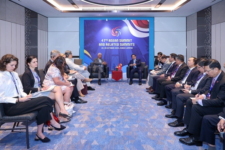 Chủ tịch Hội đồng châu Âu Antonio Costa khẳng định EU đánh giá cao vai trò, vị trí của Việt Nam, nhất là các thành tựu phát triển Kl992 cổng game cá cược - Ảnh: VGP/Nhật Bắc.