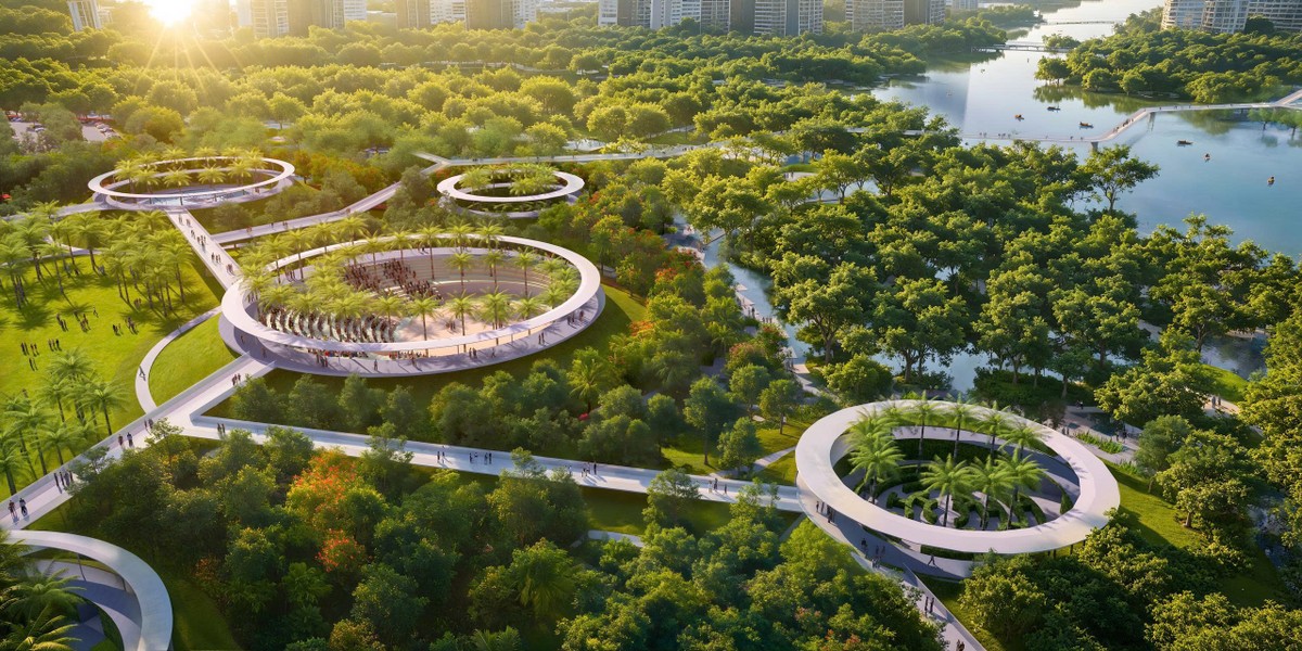 Charmora City đánh dấu lần đầu tiên mô hình Sponge City được áp dụng tại Việt Nam Charmora City đánh dấu lần đầu tiên mô hình Sponge City được áp dụng tại Việt Nam