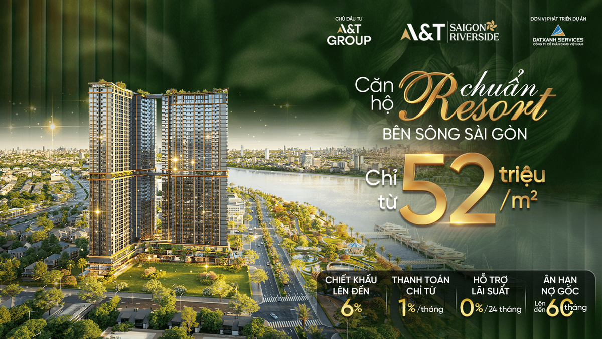 A&amp;T Saigon Riverside hướng đến dòng sản phẩm thật - giá trị thực trên thị trường Web Tổng Nhà Cái 99Kl99 Giải Trí Bậc Nhất ven sông