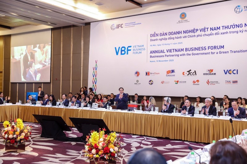 Thủ tướng bày tỏ mong muốn, các Kl991.com World Cup 2026 Chính Thức FDI tiên phong, dẫn dắt trong thực hiện các mục tiêu chuyển đổi xanh (Ảnh: Đức Thanh)