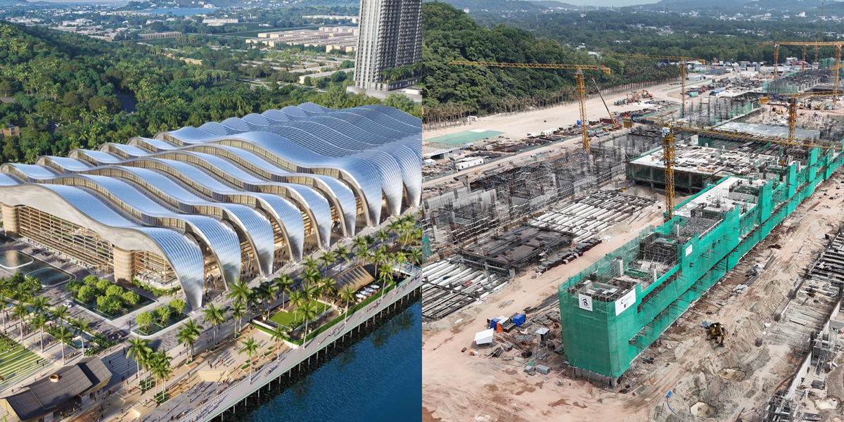 Trung tâm hội nghị APEC có tiến độ thi công thần tốc Trung tâm hội nghị APEC có tiến độ thi công thần tốc